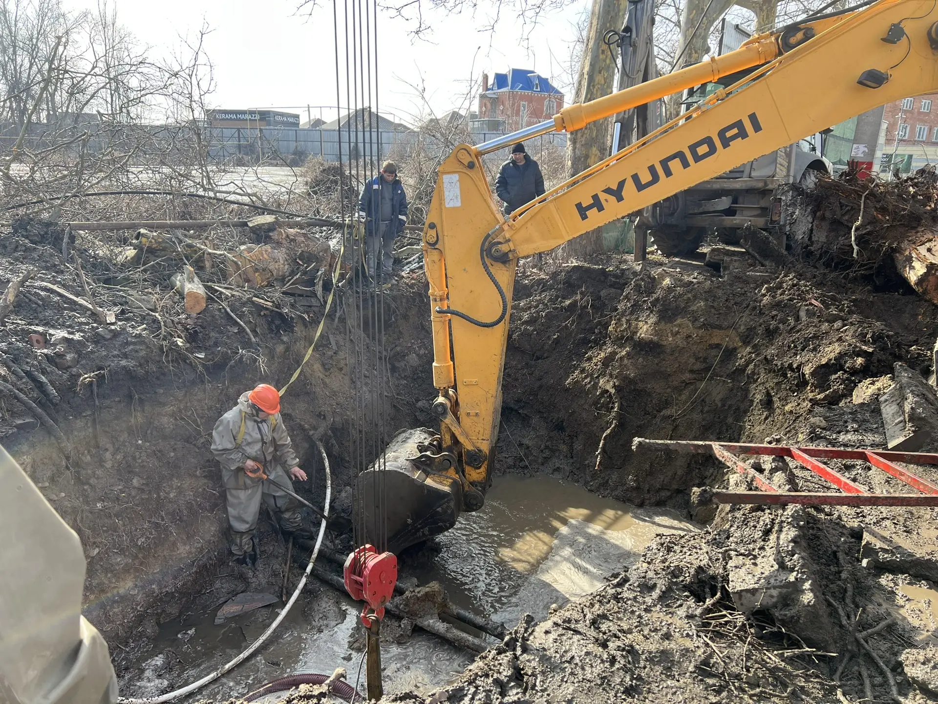 Специалисты Росводоканал Армавир в феврале устранили 45 порывов на сетях водоснабжения. 